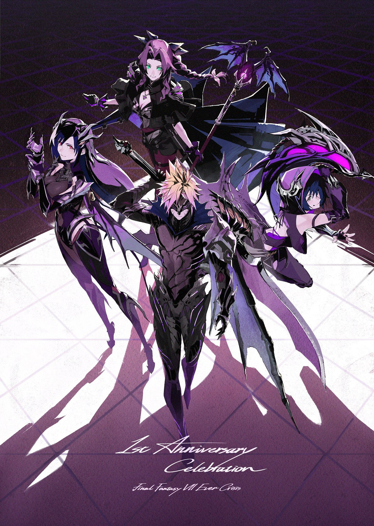 《最終幻想7EC》1.5周年賀圖公布:貓娘蒂法性感誘人! 《最終幻想7EC》1.5周年賀圖公布:貓娘蒂法性感誘人!