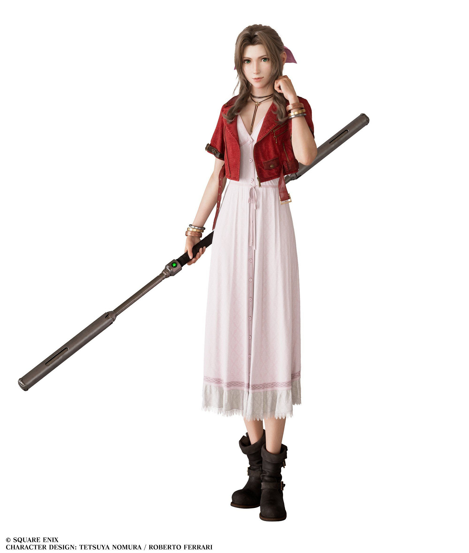 《最終幻想7》愛麗絲角色設計：筆直的同時不失曲線感!