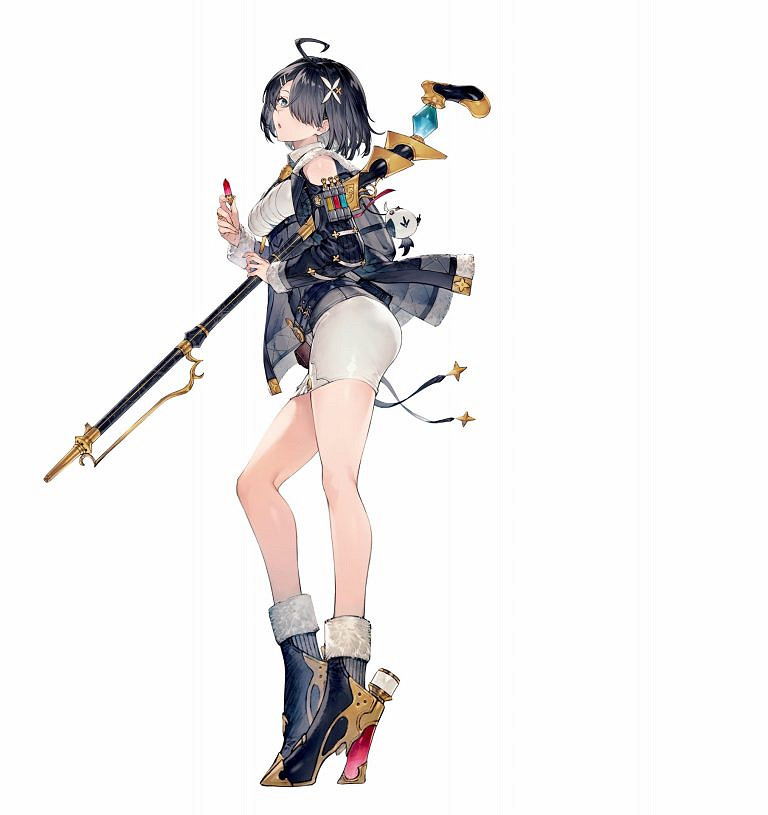 《優米雅鍊金工房》早期概念圖:黑色肉腿 清新短裙! 《優米雅鍊金工房》早期概念圖:黑色肉腿 清新短裙!