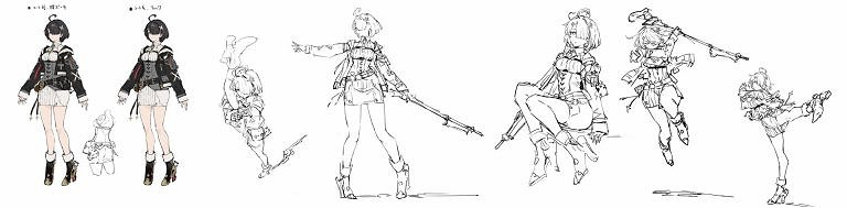 《優米雅鍊金工房》早期概念圖:黑色肉腿 清新短裙! 《優米雅鍊金工房》早期概念圖:黑色肉腿 清新短裙!