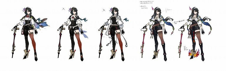 《優米雅鍊金工房》早期概念圖:黑色肉腿 清新短裙! 《優米雅鍊金工房》早期概念圖:黑色肉腿 清新短裙!