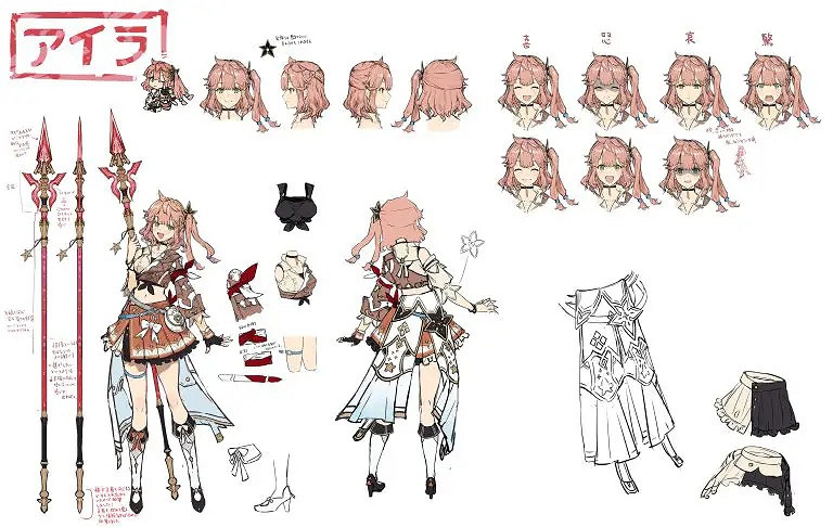 《優米雅鍊金工房》早期概念圖:黑色肉腿 清新短裙! 《優米雅鍊金工房》早期概念圖:黑色肉腿 清新短裙!