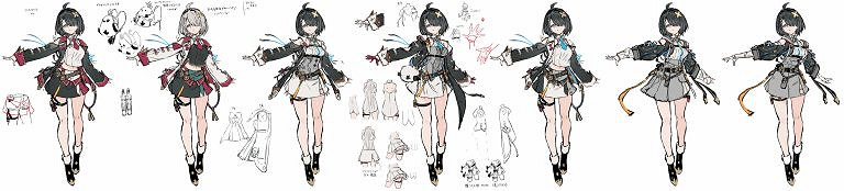 《優米雅鍊金工房》早期概念圖:黑色肉腿 清新短裙! 《優米雅鍊金工房》早期概念圖:黑色肉腿 清新短裙!