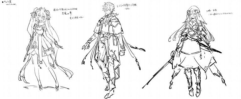 《優米雅鍊金工房》早期概念圖:黑色肉腿 清新短裙! 《優米雅鍊金工房》早期概念圖:黑色肉腿 清新短裙!