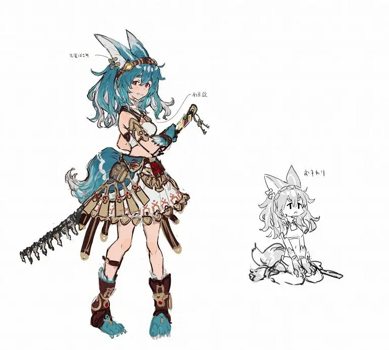 《優米雅鍊金工房》早期概念圖:黑色肉腿 清新短裙! 《優米雅鍊金工房》早期概念圖:黑色肉腿 清新短裙!