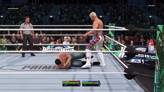 《WWE 2K25》約翰·塞納vs科迪·羅茲實機展示曝光