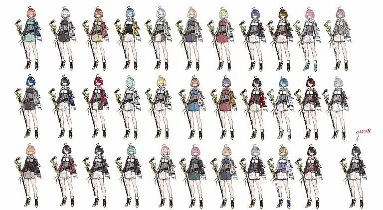 《優米雅鍊金工房》早期概念圖:黑色肉腿 清新短裙! 《優米雅鍊金工房》早期概念圖:黑色肉腿 清新短裙!