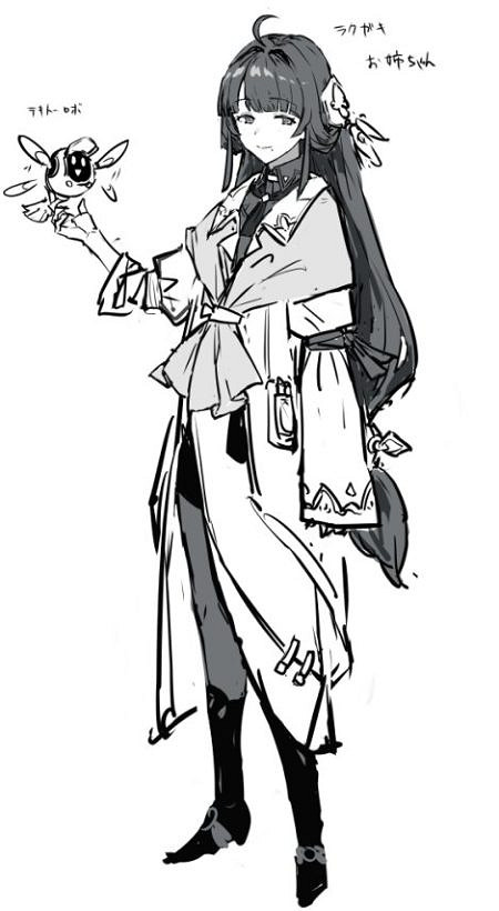 《優米雅鍊金工房》早期概念圖:黑色肉腿 清新短裙! 《優米雅鍊金工房》早期概念圖:黑色肉腿 清新短裙!