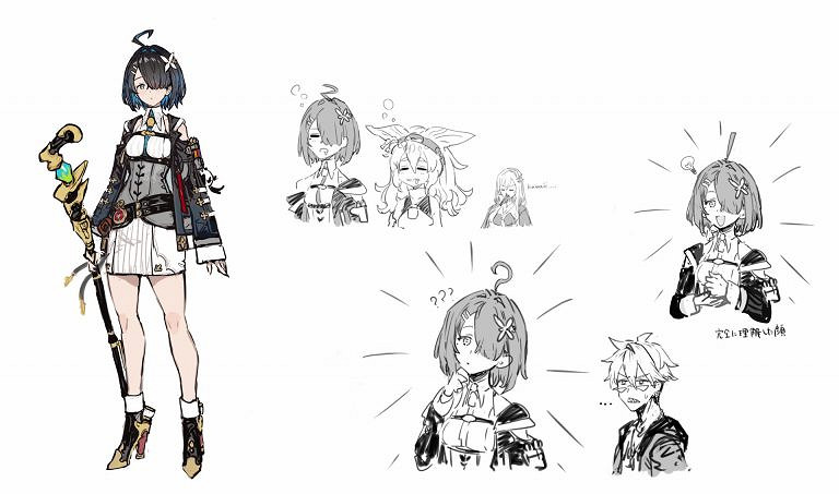 《優米雅鍊金工房》早期概念圖:黑色肉腿 清新短裙! 《優米雅鍊金工房》早期概念圖:黑色肉腿 清新短裙!