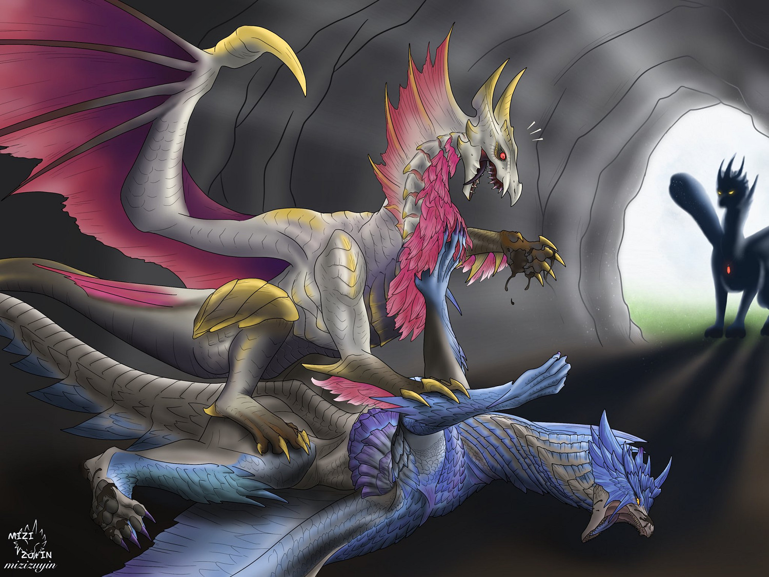 怪獵荒野發售一周多,二創澀圖最多的怎麽是坐騎鷺鷹龍？