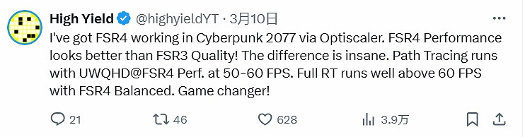 OptiScaler更新支援FSR4：PC遊戲可以強制開啟FSR4！