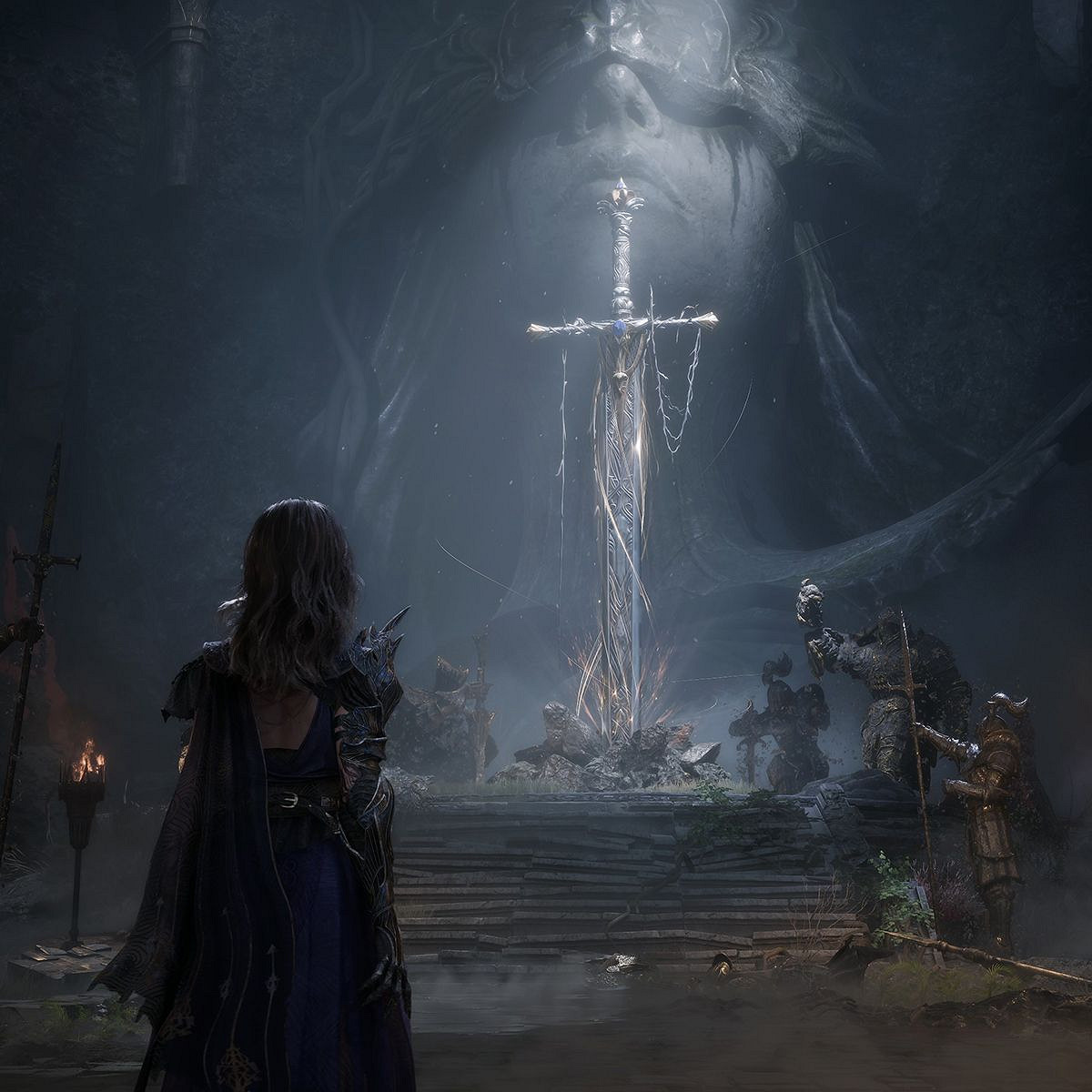 《湮滅之潮》新畫面公開:神聖之劍樹立眾騎士跪拜! 《湮滅之潮》新畫面公開:神聖之劍樹立眾騎士跪拜!