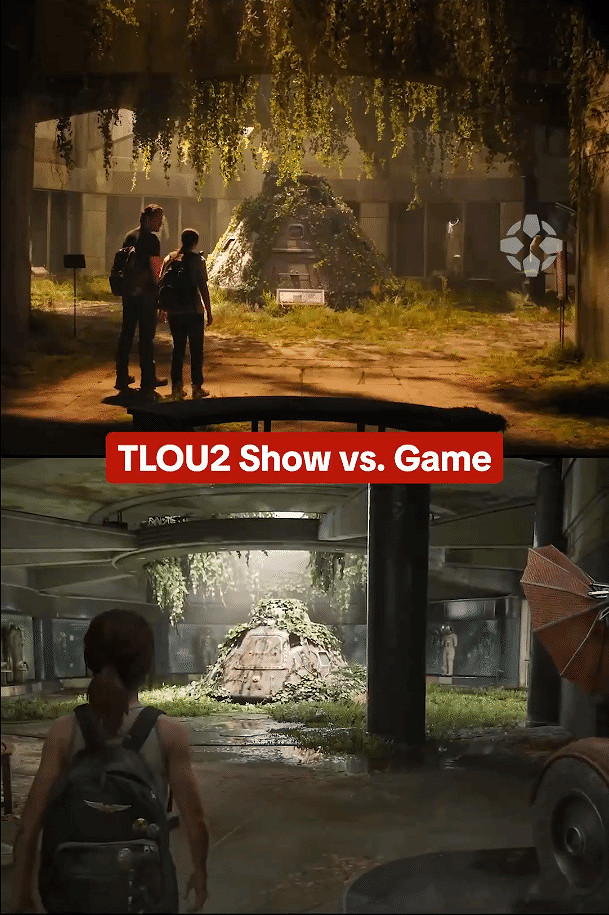 超還原！《最後生還者2》劇集與遊戲同場景畫面對比