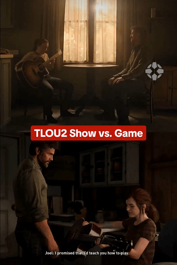 超還原！《最後生還者2》劇集與遊戲同場景畫面對比