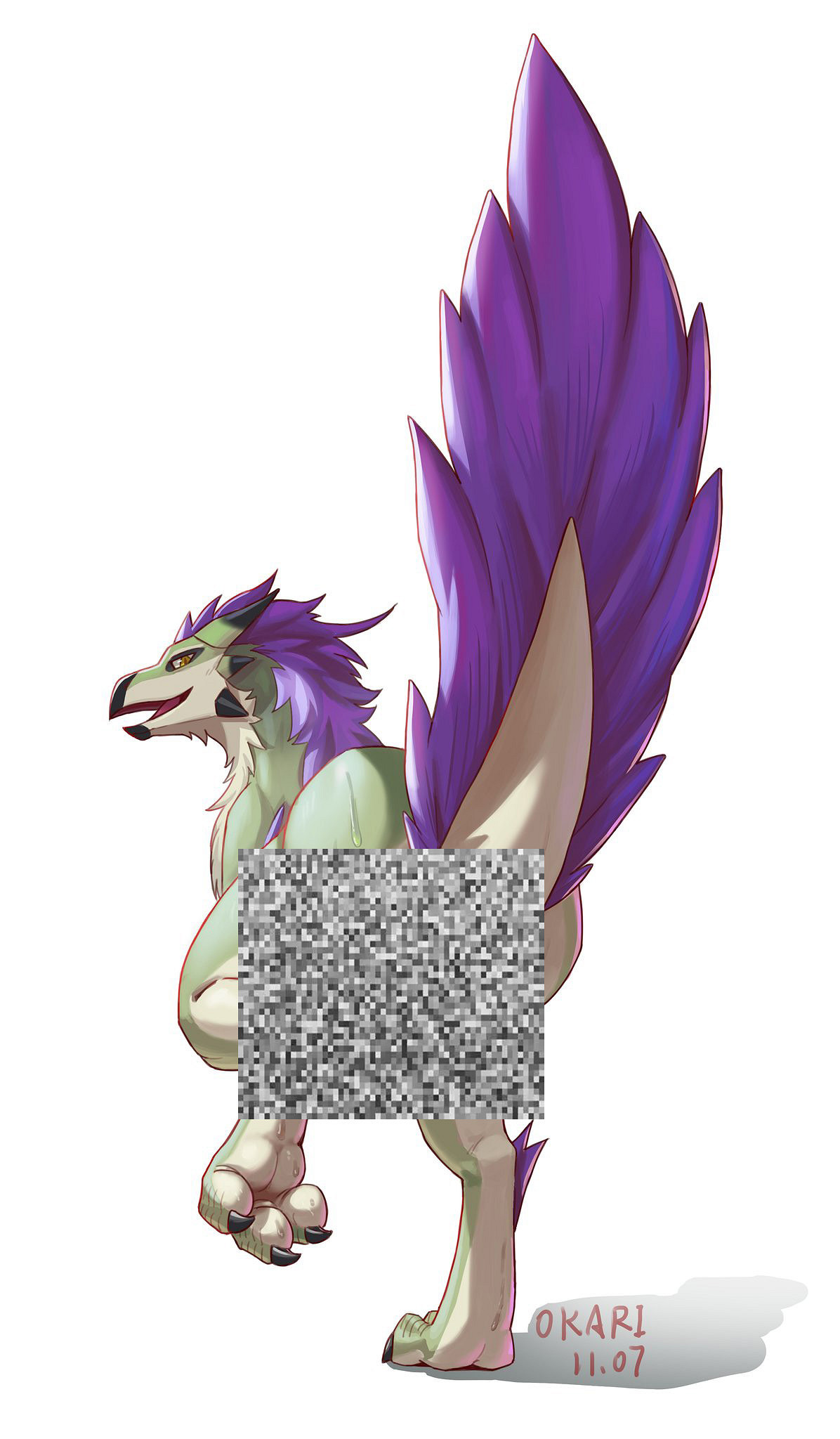 怪獵荒野發售一周多,二創澀圖最多的怎麽是坐騎鷺鷹龍？