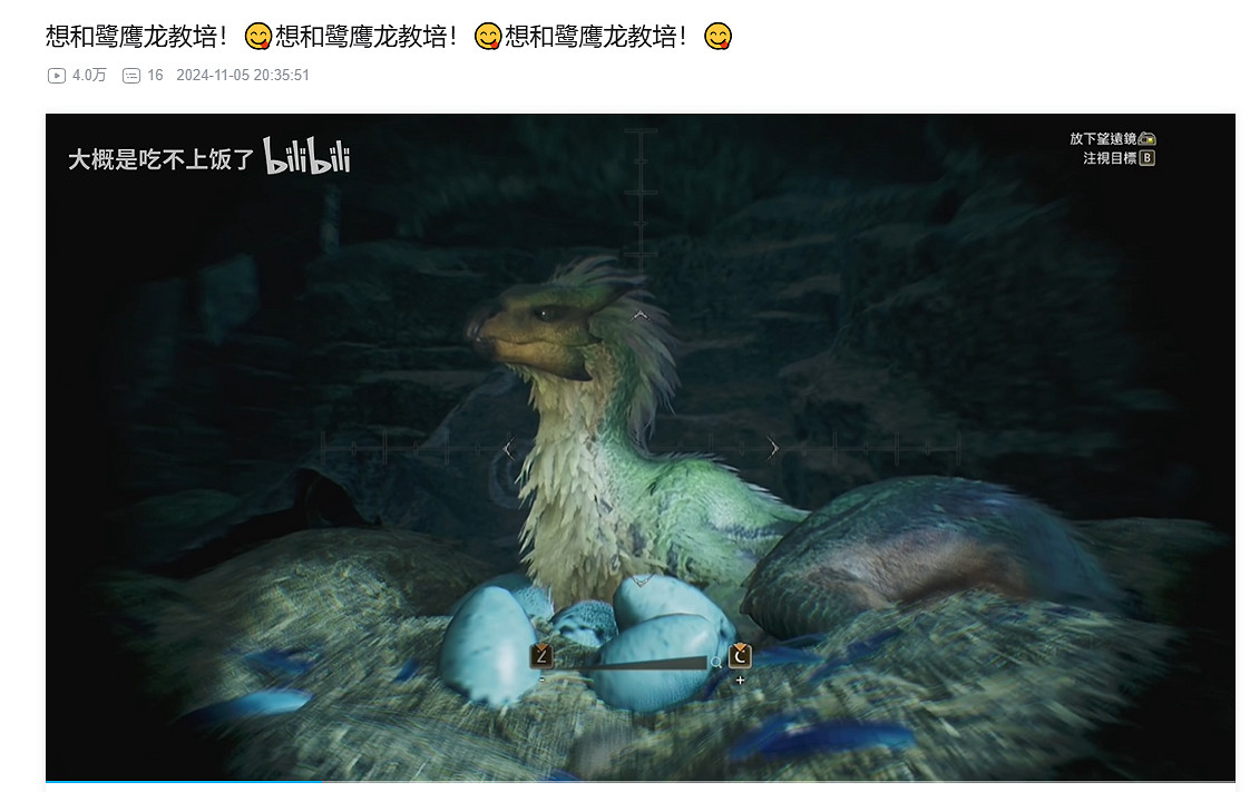 怪獵荒野發售一周多,二創澀圖最多的怎麽是坐騎鷺鷹龍？