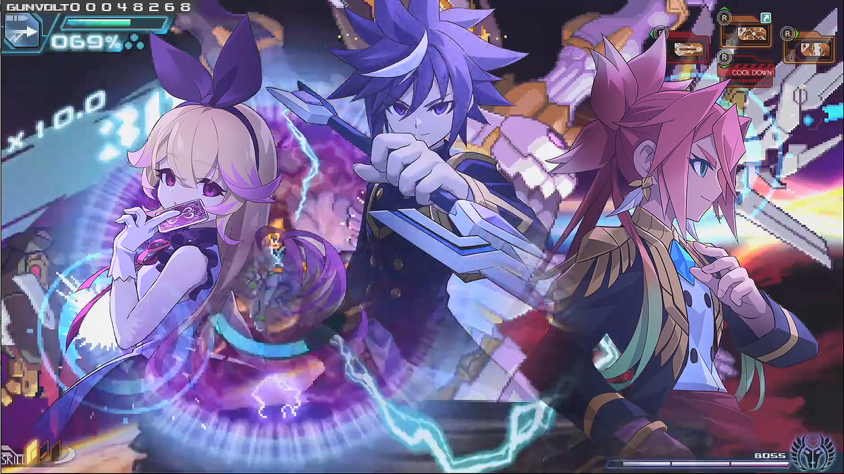 《蒼藍雷霆GUNVOLT》系列三作合集預告正式公開！