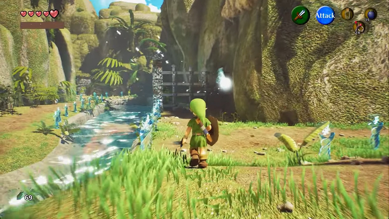 飯製虛幻5《塞爾達：時之笛》展示 佐拉之河畫面唯美