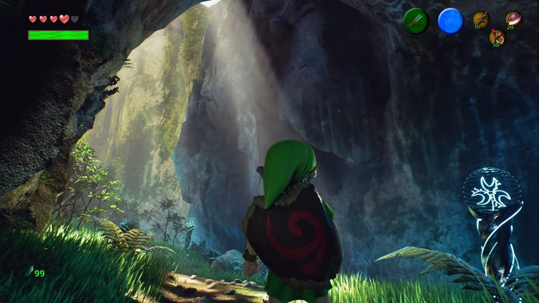 虛幻5重製《薩爾達:時之笛》新展示 畫面唯美 虛幻5重製《薩爾達:時之笛》新展示 畫面唯美