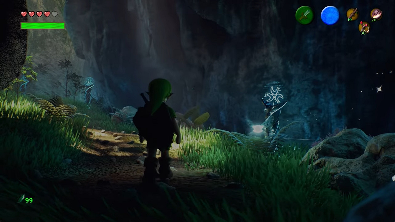 飯製虛幻5《塞爾達：時之笛》展示 佐拉之河畫面唯美