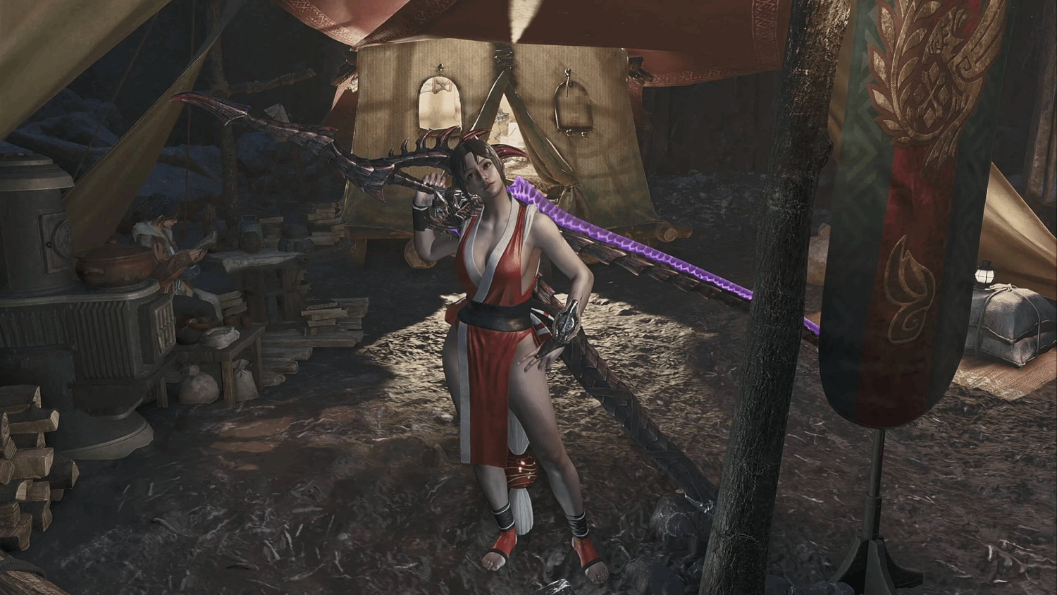 誰能經得起這誘惑！《魔物獵人：荒野》不知火舞Mod