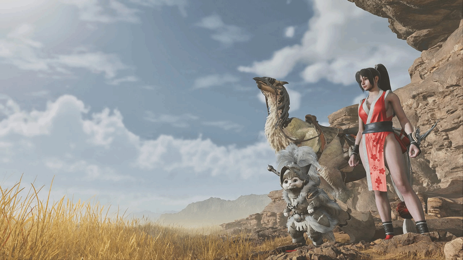 誰能經得起這誘惑！《魔物獵人：荒野》不知火舞Mod