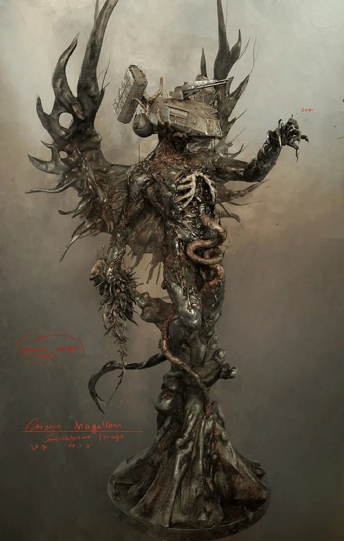 《死亡擱淺2》 麥哲倫人草圖首曝:山姆因尺寸被移除 《死亡擱淺2》 麥哲倫人草圖首曝:山姆因尺寸被移除