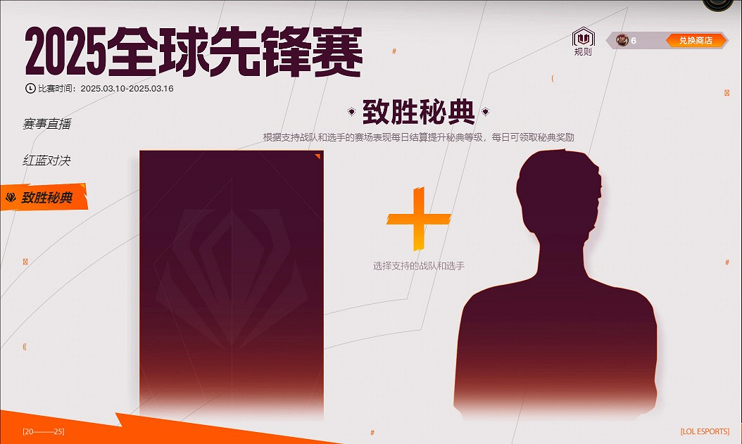 《英雄聯盟》全球先鋒賽致勝秘典選手選擇推薦