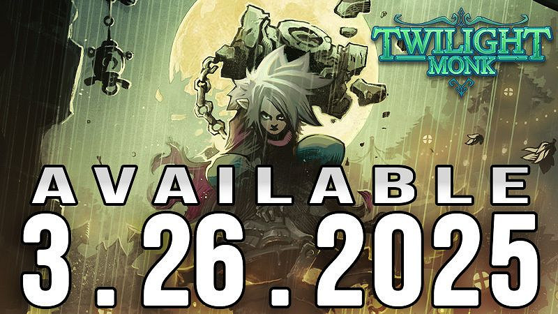 類銀河戰士惡魔城新作《暮光武僧》即將於3月底上市 類銀河戰士惡魔城新作《暮光武僧》即將於3月底上市