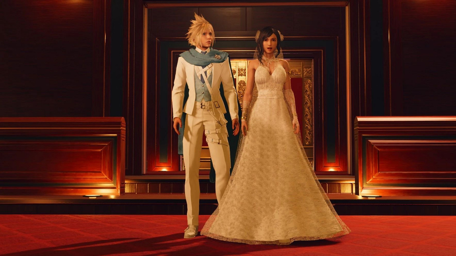 《最終幻想7:重生》蒂法/克勞德婚紗Mod:一對璧人! 《最終幻想7:重生》蒂法/克勞德婚紗Mod:一對璧人!