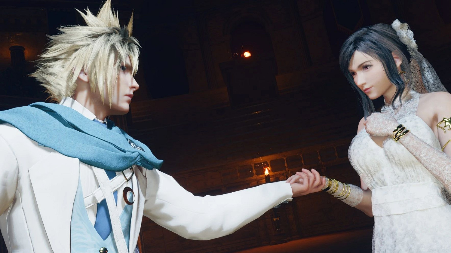 《最終幻想7:重生》蒂法/克勞德婚紗Mod:一對璧人! 《最終幻想7:重生》蒂法/克勞德婚紗Mod:一對璧人!