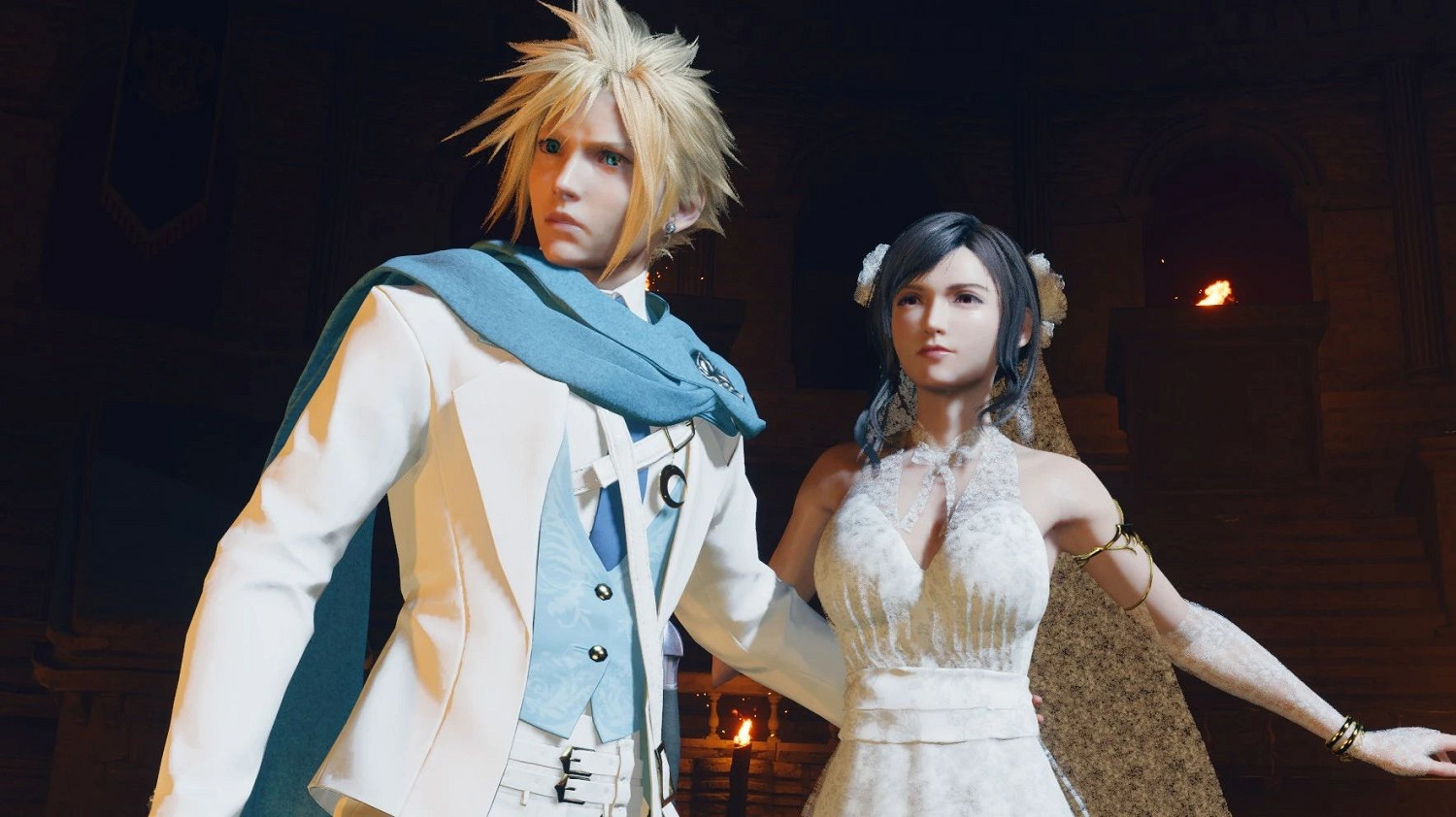 《最終幻想7:重生》蒂法/克勞德婚紗Mod:一對璧人! 《最終幻想7:重生》蒂法/克勞德婚紗Mod:一對璧人!