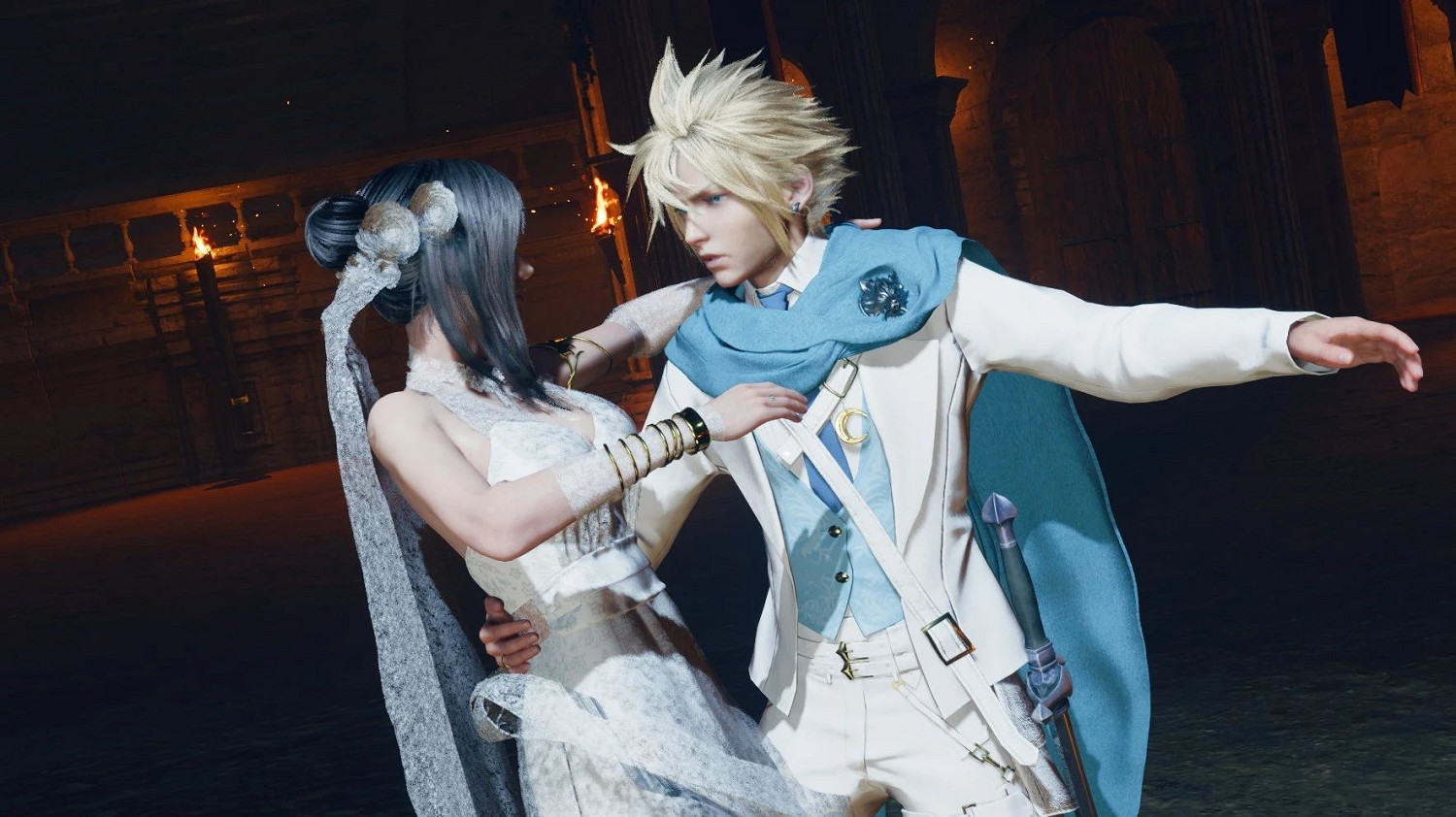 《最終幻想7:重生》蒂法/克勞德婚紗Mod:一對璧人! 《最終幻想7:重生》蒂法/克勞德婚紗Mod:一對璧人!