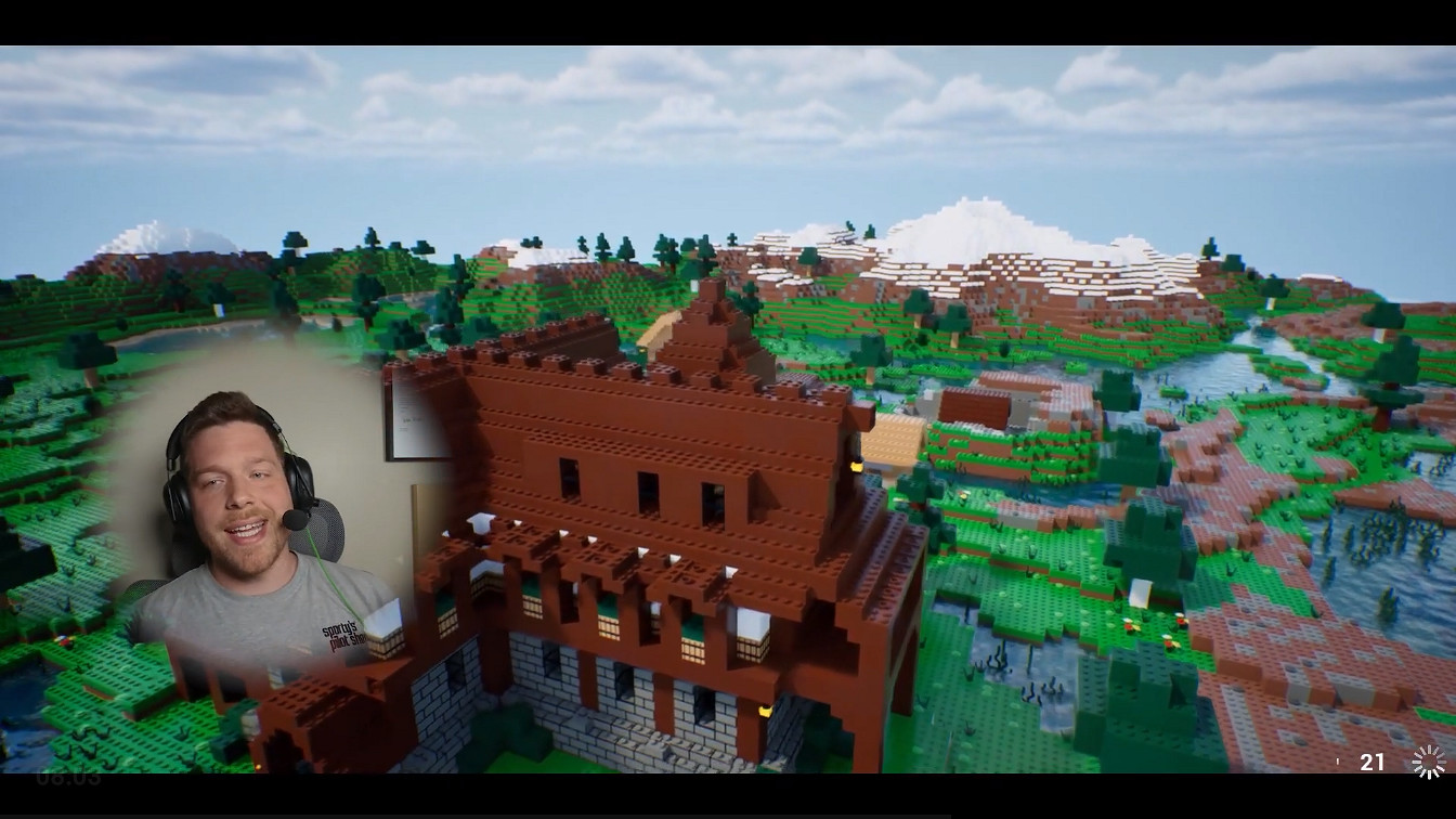 技術大佬虛幻引擎5重製《當個創世神麥塊》！免費Demo可下載