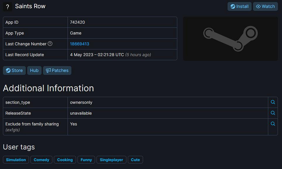 《黑街聖徒:重啟版》現身Steam後台 預計8月發售 《黑街聖徒:重啟版》現身Steam後台 預計8月發售