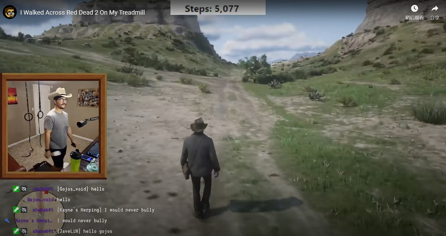 《荒野大鏢客2》地圖多大?玩家用跑步機3小時“走”完 《荒野大鏢客2》地圖多大?玩家用跑步機3小時“走”完