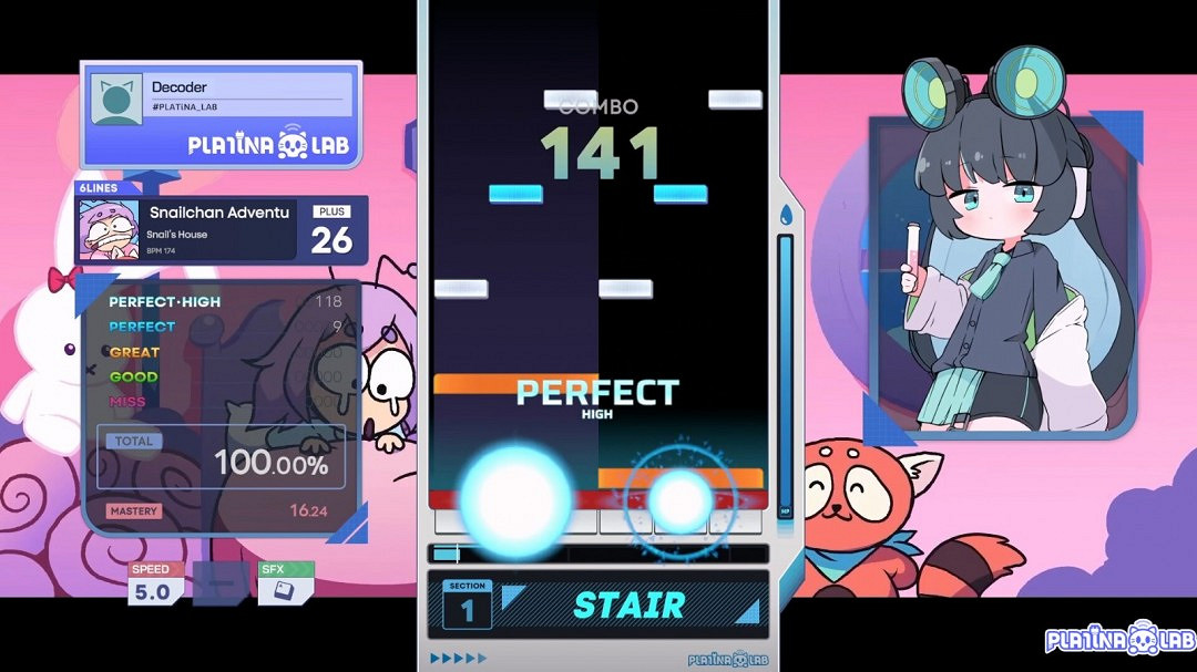 《PLATiNA :: LAB》Steam頁面 2025年4月發售 《PLATiNA :: LAB》Steam頁面 2025年4月發售