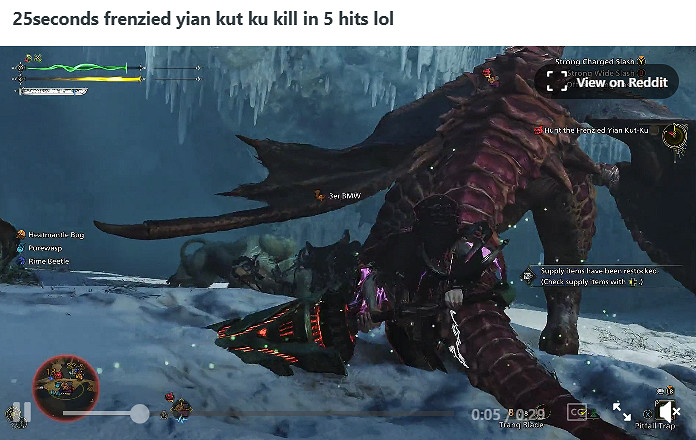 狂龍化怪物太沒用?大劍俠僅用5刀砍爆狂龍化怪鳥 狂龍化怪物太沒用?大劍俠僅用5刀砍爆狂龍化怪鳥