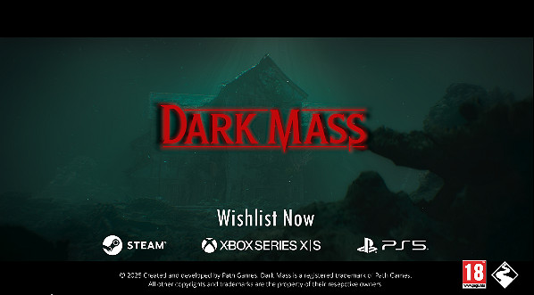 水下心理恐怖遊戲《Dark Mass》將在2026年秋多平台登陸