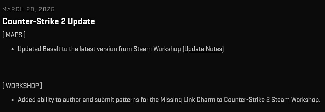 《CS2》2025年3月21日更新日誌 《CS2》2025年3月21日更新日誌
