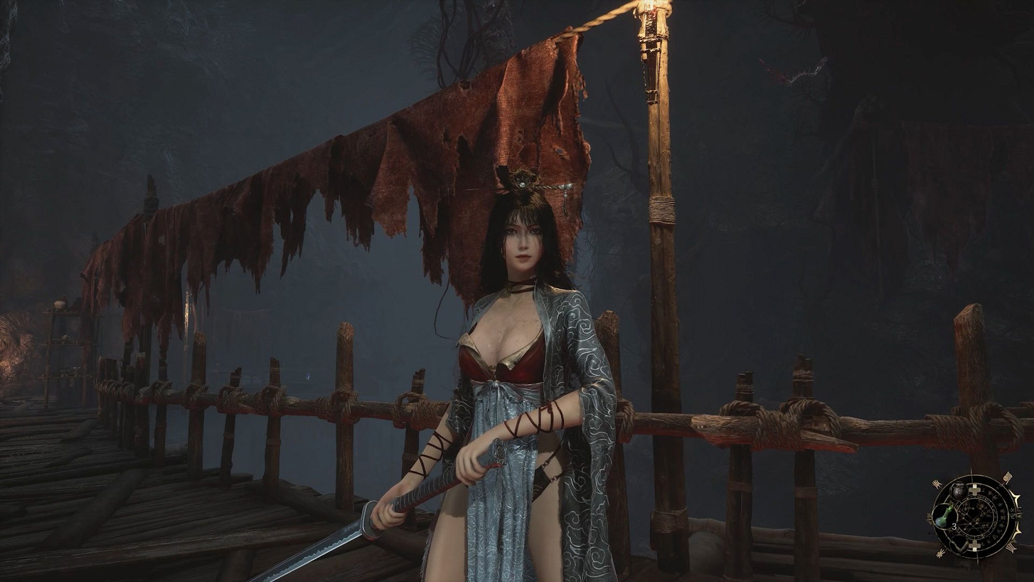 《明末：淵虛之羽》媒體試玩片段：飽滿身材太性感！