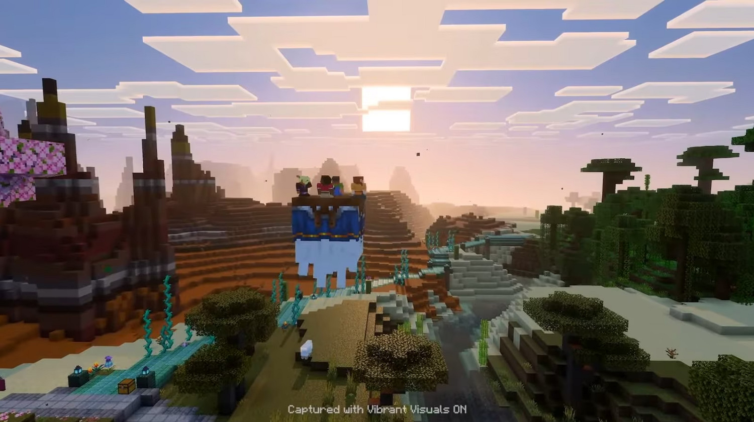 當個創世神麥塊更新：四人座騎！官方光影等實用功能上線