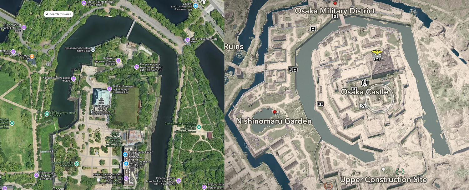 分不清現實了！《刺客教條：影》遊戲場景和現實對比