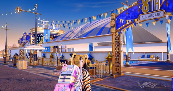 絕地求生8周年遊輪在哪