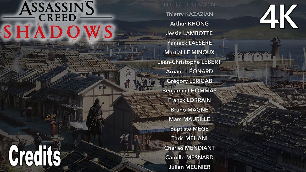 《刺客教條影》片尾名單長達2小時 驚現未刪內部檔案 《刺客教條影》片尾名單長達2小時 驚現未刪內部檔案