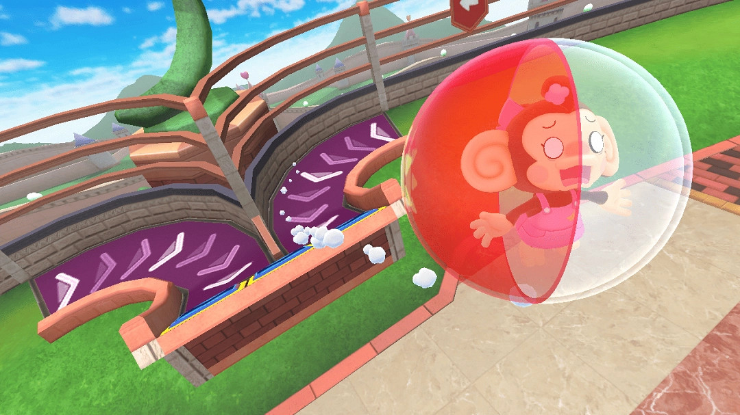 《超級猴子球 香蕉大亂鬥》發售小精靈連動DLC 對戰模式“機器人破壞者”中新增關卡“花環之路”