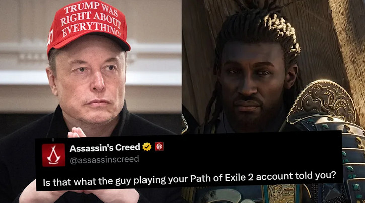 馬斯克嘲諷《AC影》遭育碧回懟:小馬!代練的事忘了? 馬斯克嘲諷《AC影》遭育碧回懟:小馬!代練的事忘了?