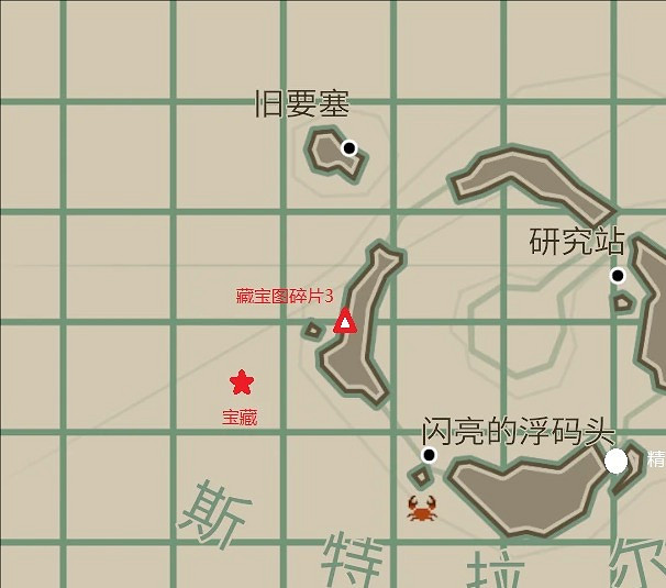 《漁帆暗湧》斯特拉爾灣藏寶圖位置一覽