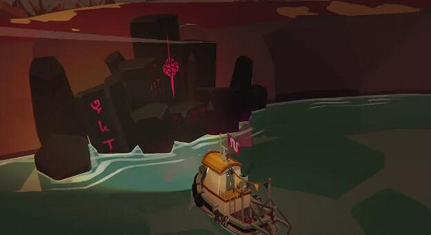 《漁帆暗湧》冰寒之境發光石頭位置