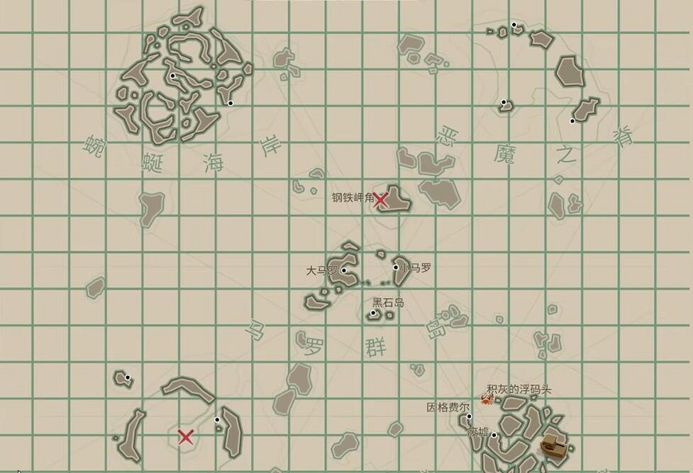 《漁帆暗湧》腐爛的康吉鰻位置 《漁帆暗湧》腐爛的康吉鰻位置
